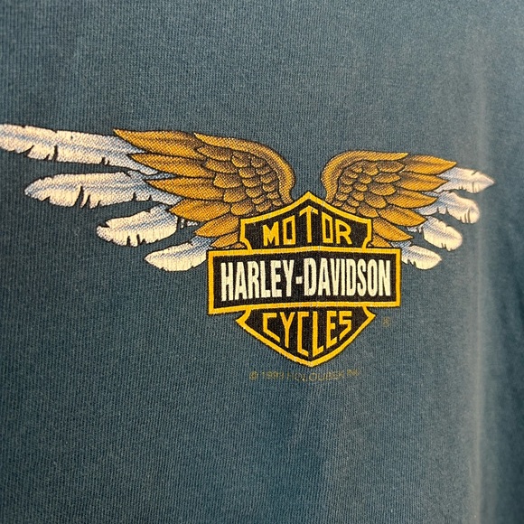 Vintage 1993 Harley Davidson Tee Shirt - Picture 4 of 6